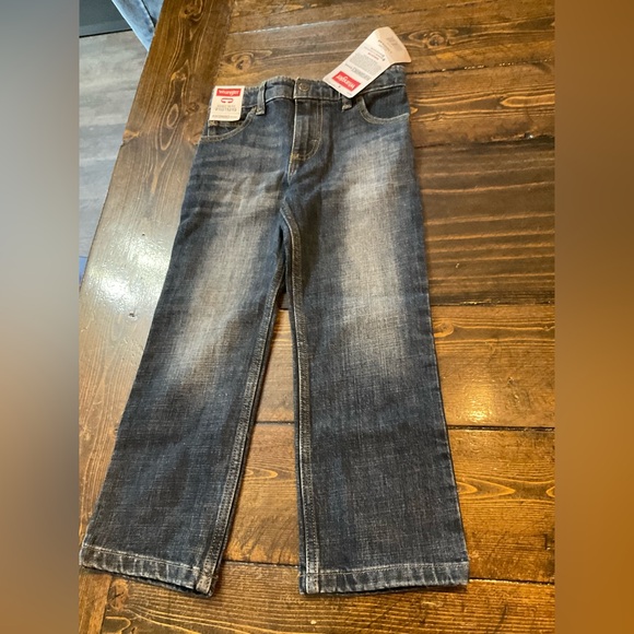 Wrangler Kids' Dark Blue Jeans - Picture 1 of 9